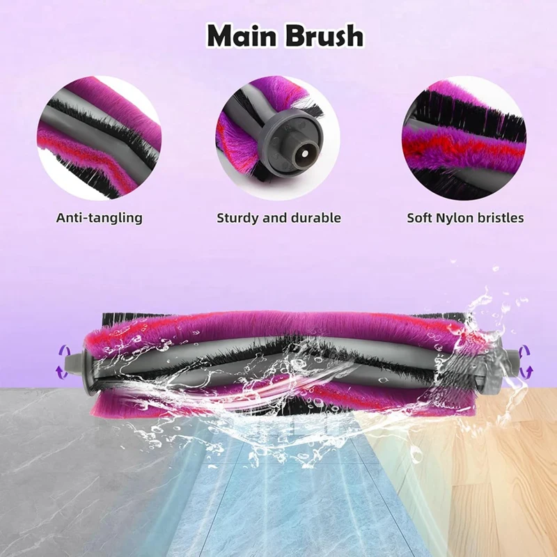 ABUD-Kit de acessórios de substituição para peças de aspirador de pó robô Eureka E10S / E20 Plus