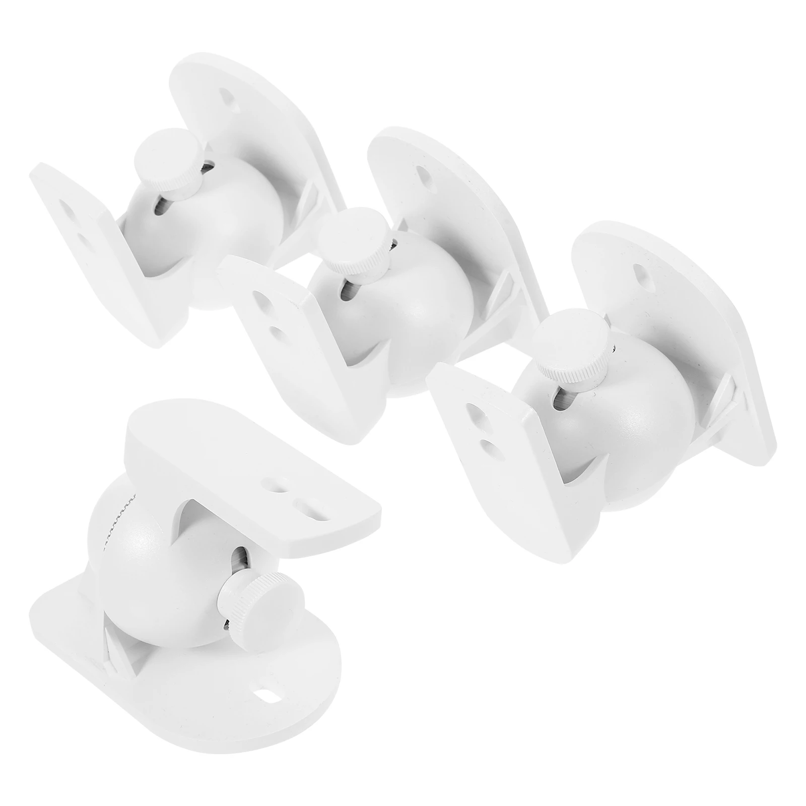 

4PCS Wall Speaker Wall Mounted Speaker Rack Shelf for Satellite Audio Stand Hanger Monitor Surround Sound Brackets