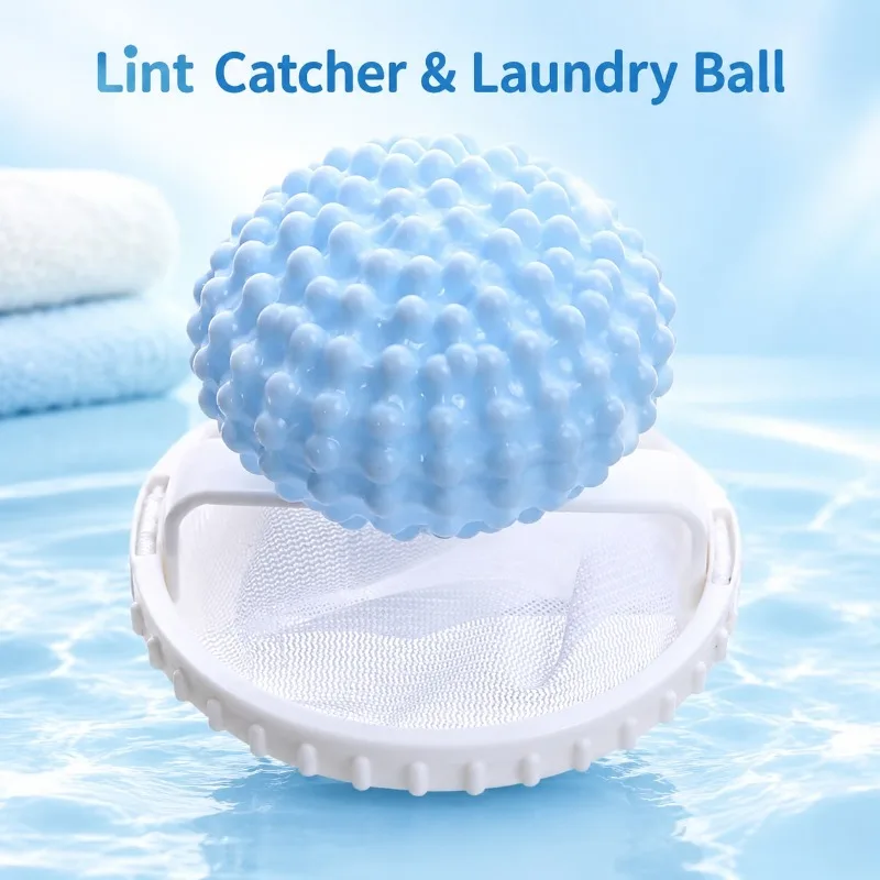 Washing machine specific filter screen, hair removal and sticking device, anti entanglement washing ball, hair sticking tool