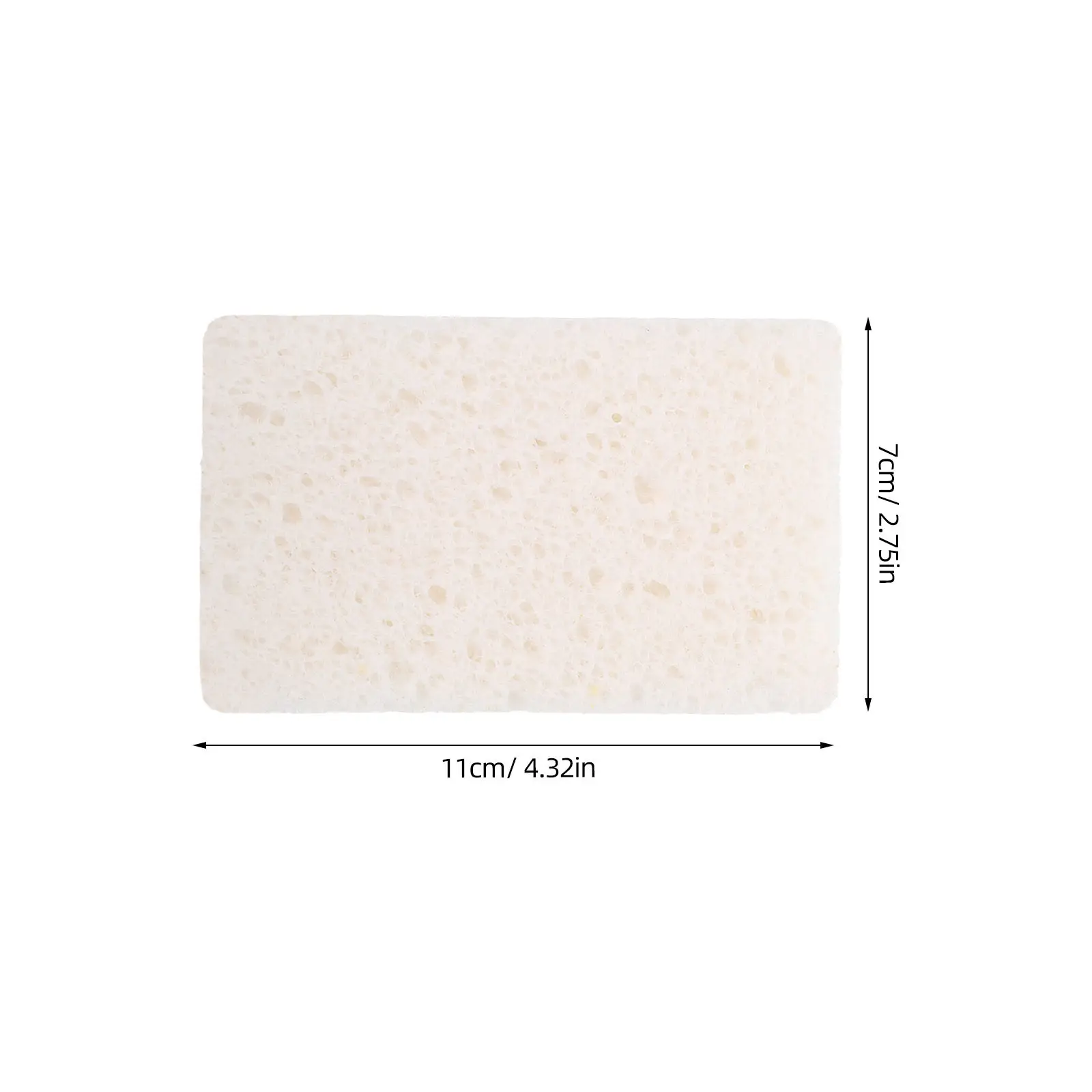 20Pcs Cellulose Sponge Kitchen Scrubbers Wood Pulp Dish Sponge Non Scratch Cleaning Pads for Bathroom Glassware Cookware