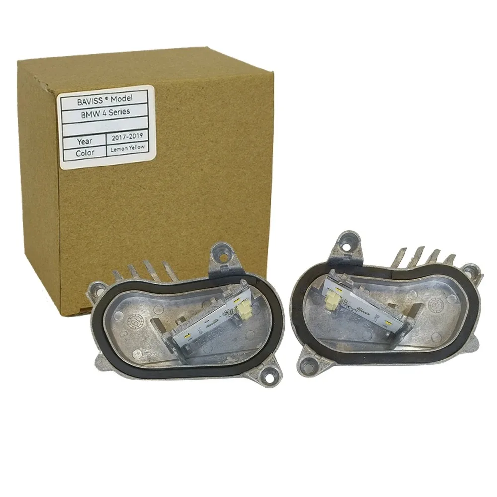 

63117493227 2018-2020 LED Headlight Yellow Angel Eyes DRL Chip Module For BMW F80 M3 LCI F32 F82 M4 F33 F83 F36 Daylight Yellow