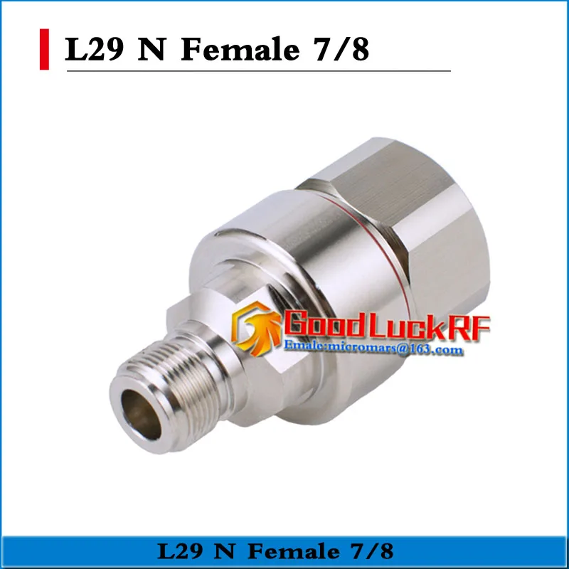 

1X Pcs High-quality L16 N Female Clamp solder 7/8" corrugated cable feeder connector 50-22 RF connector Standard Andrew Brass