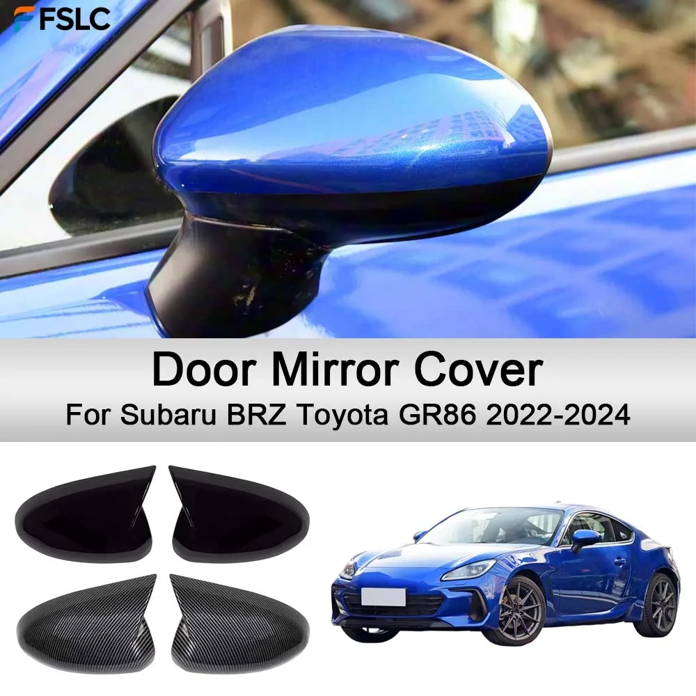 

Car Decoration Door Mirror Cover For Subaru BRZ Toyota GR86 2022-2024 Cars Accessories Styling Upgrade Modify A Car