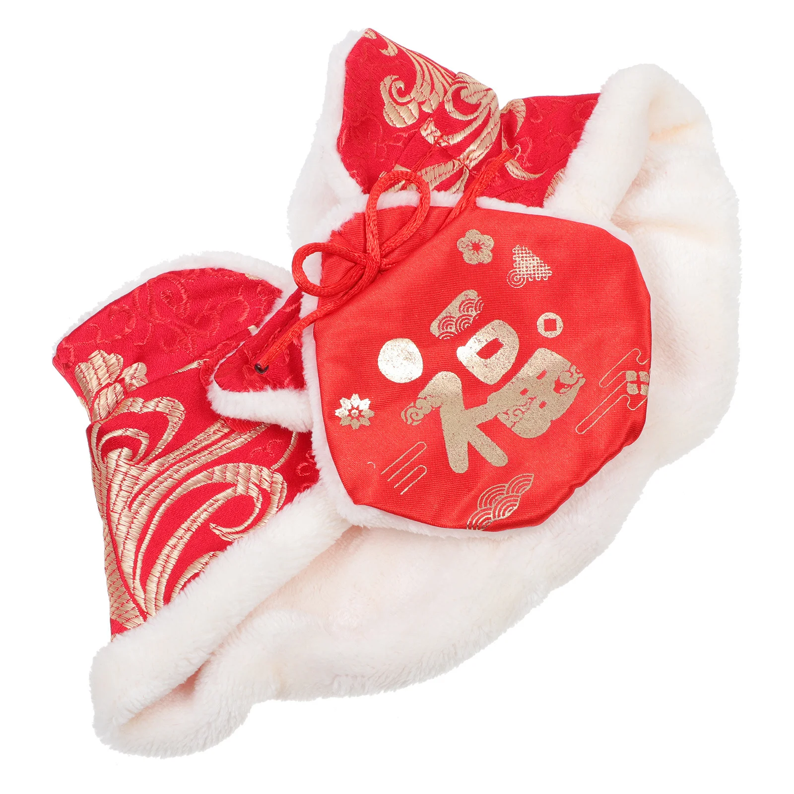 

New Year Pet Warm Cape Lightweight Breathable Winter Cloak Party Dress Up Pet Supplies Cats Dogs Costume Dogs Suit