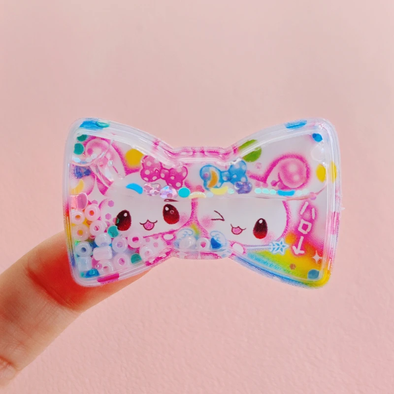 1Sheet Y2K Gen Z Retro Bear Bunny Sequin 3D Shake Sticker Phone Case Decoration Stickers image 6