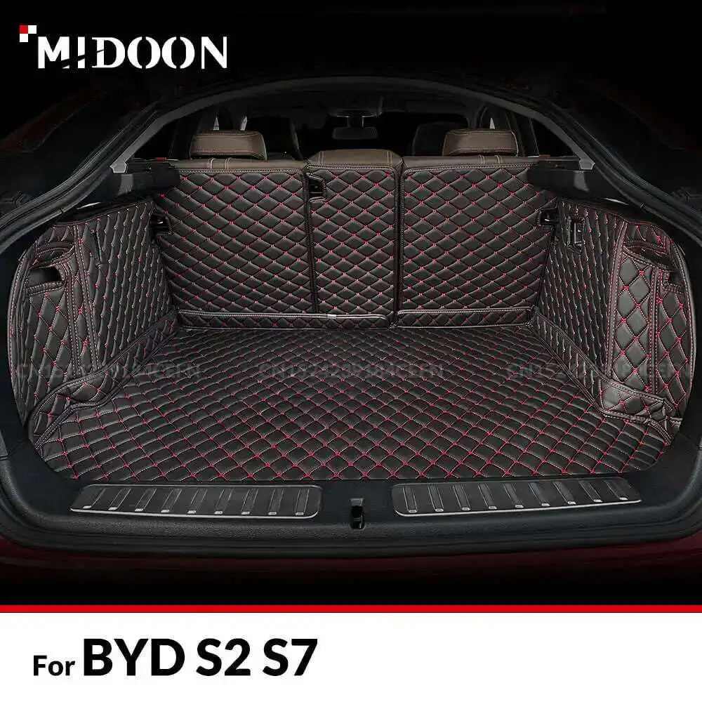 

For BYD S2 2019 S7 2015-2017 Auto Full Coverage Trunk Mat Car Anti-dirty Pad Protective Pad Cargo Liner Interior Accessories