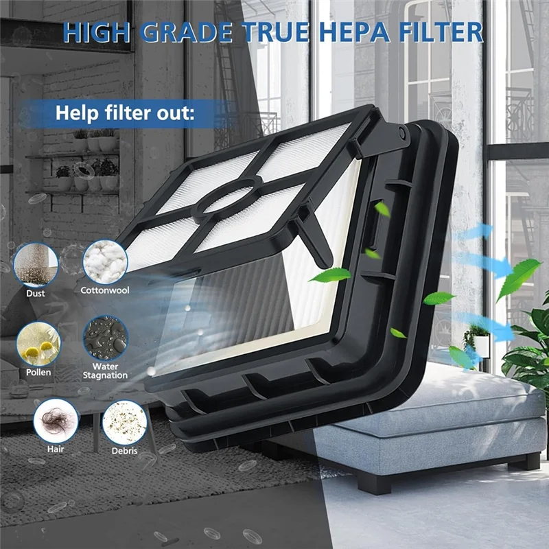 8 قطعة استبدال مرشح الفرشاة لبيسيل Crosswave Pet Pro فرشاة متعددة الأسطح لفة 1868 مرشح تفريغ 1866 Accessories-T33C