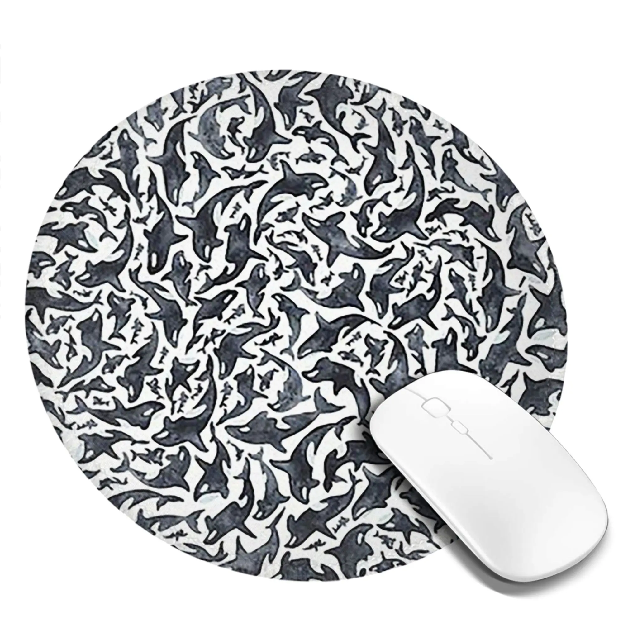 Orca Aquatic Sea Ocean Killer Whale Mouse Pad Computer Keyboard Mouse Mat Gamer PC Laptop Desk Mat Office Accessories Table Mats