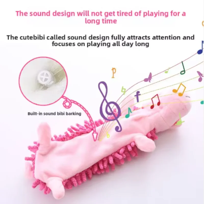 Strapazierfähiges Haustier-Hunde-Plüschtier für kleine Rassen – quietschendes Kauspielzeug in Tierform für Chihuahua Yorkshire Bichon Welpen – Detail 4