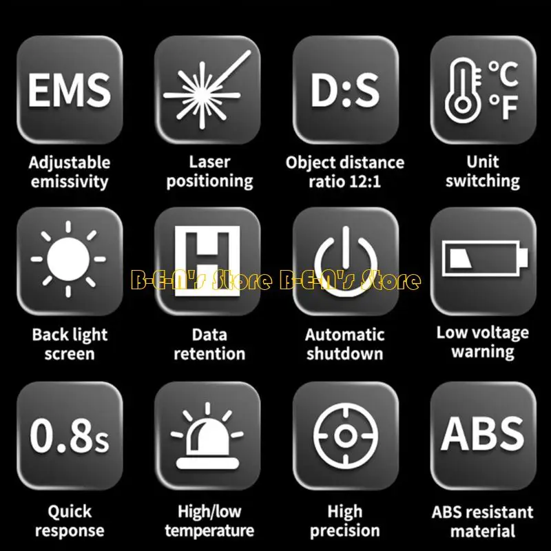 Y1AD Contactless Reading Meter with Hold Mode Handheld Meter for Home Repair Tasks