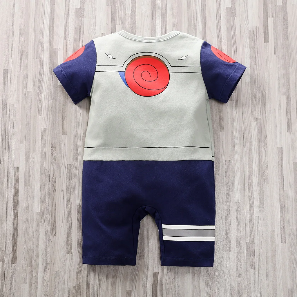 Newborn Clothing Handsome Role-Playing Anime Cotton Comfortable And Soft Summer Boys And Girls 0-18m Short Sleeved Baby Jumpsuit