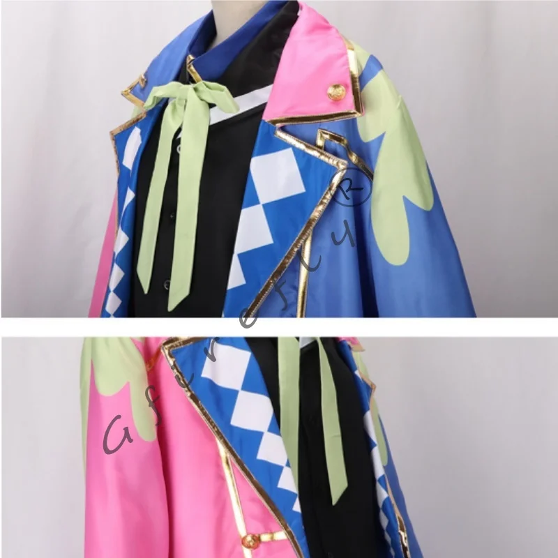 Kamishiro Rui couleur scène projet Sekai Cosplay plume pays des merveilles × Showtime scène halloween fête costume cape Kamishiro perruque