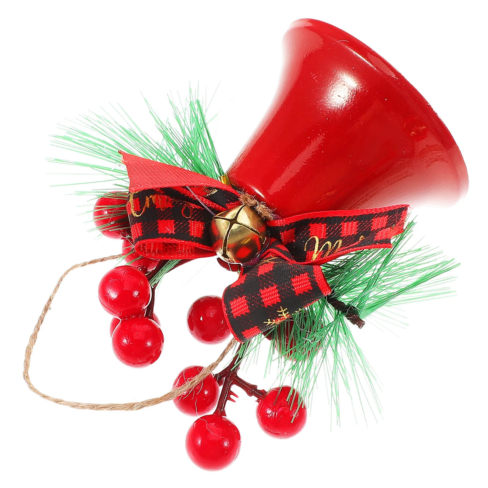 

Elegant Bell Pendant Christmas Decor Alloy Vintage Jingle Metal Charms Tree Pendants Home Car Accessories