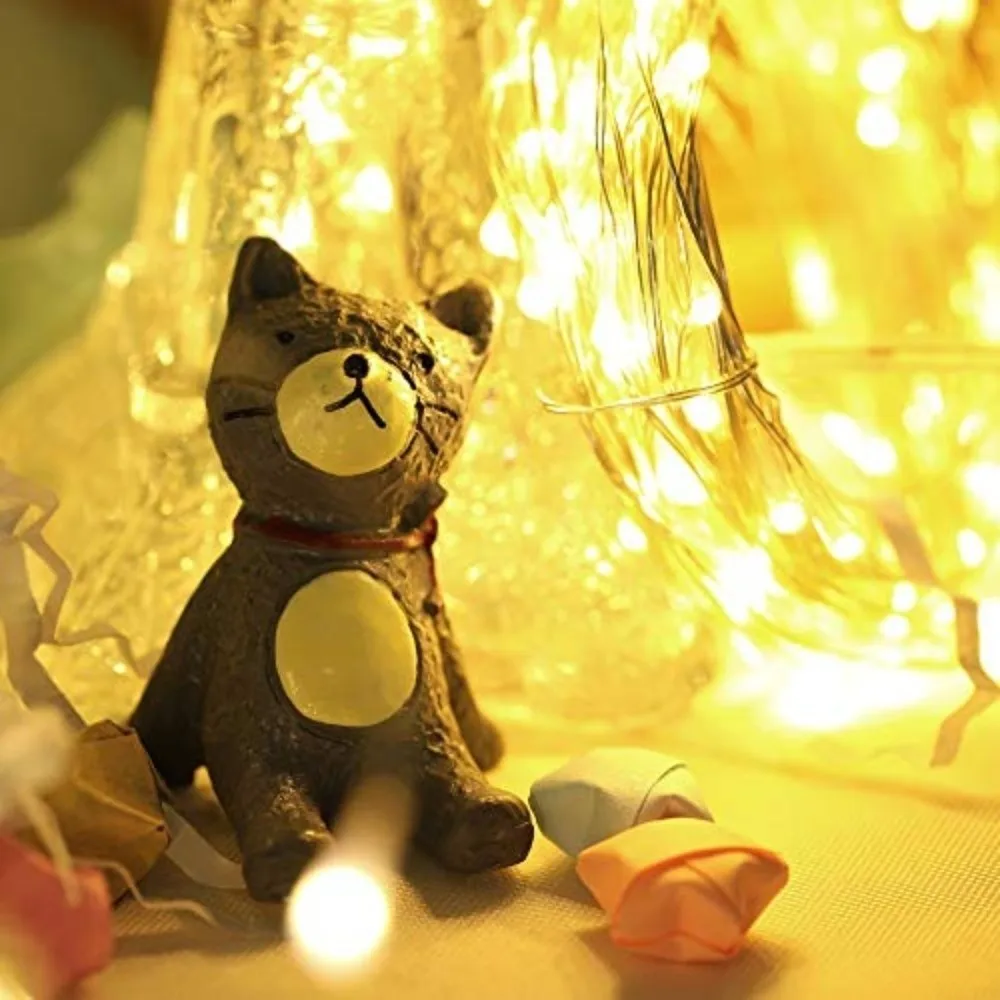 

6Pcs Waterproof Fairy String Lights 10 Lights/20 Lights 1 Meter/2 Meters Twinkle Firefly Starry Lights LED Twinkle String Lights