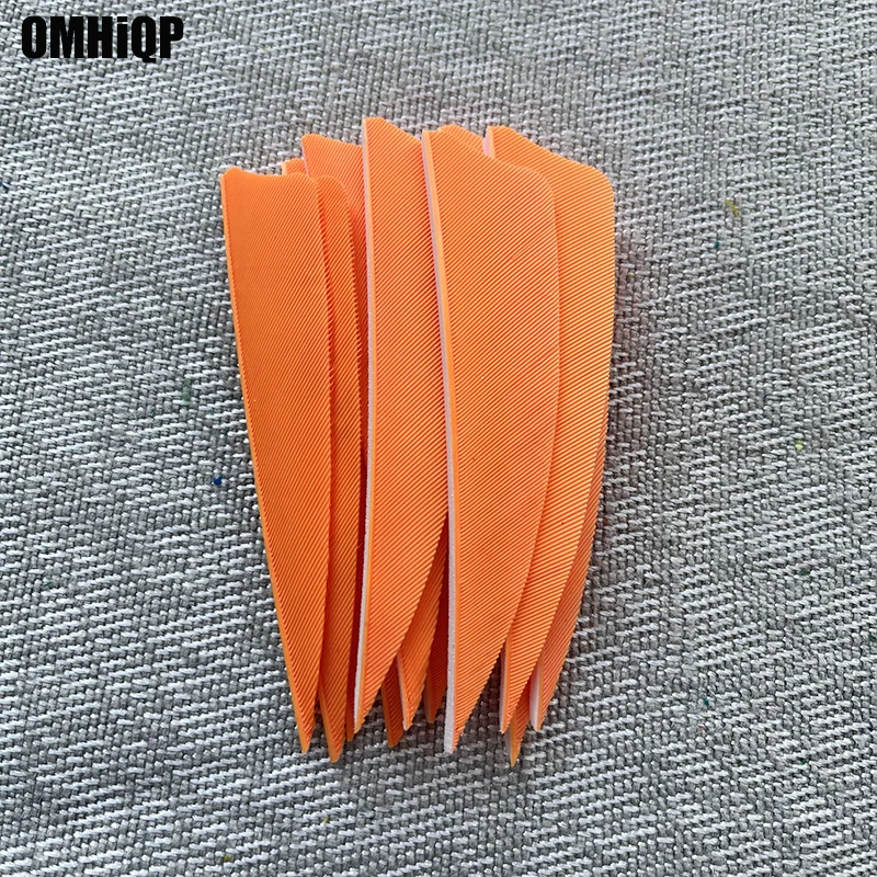50Pcs 3Inch Right Wing Arrow Feathers Shield Cut Hunting Fletching Fletches Archery DIY Accessories