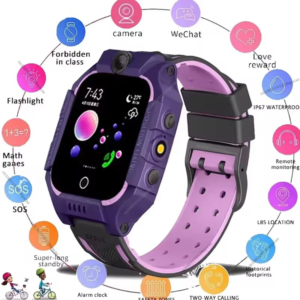 

2026 New 2G Sim Card Kids Smart Watch Mini Kids Phone with Call SOS Camera 3 in 1 Cartoon Watch Girl Boy Birthday Christmas Gift
