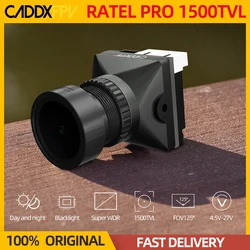 Disponibile Telecamera FPV Caddx Ratel PRO 1500TVL 16:9/4:3 NTSC/PAL FOV125 °   Telecamera notturna Blacklight per drone FPV CADDXFPV