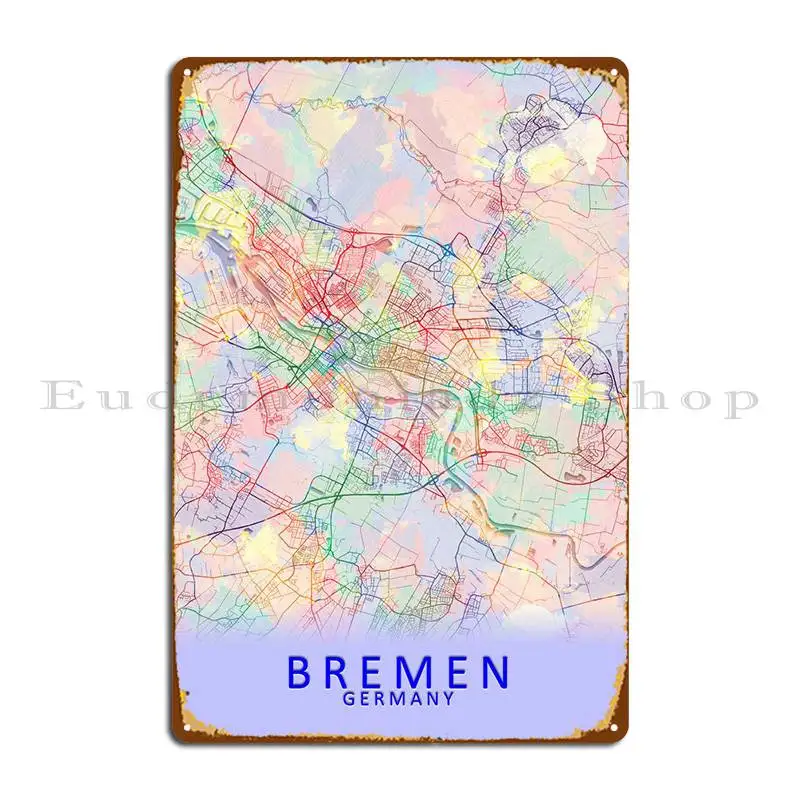 Bremen Germany Metal Signs Cinema Pub Funny Wall Decor Tin Sign Poster