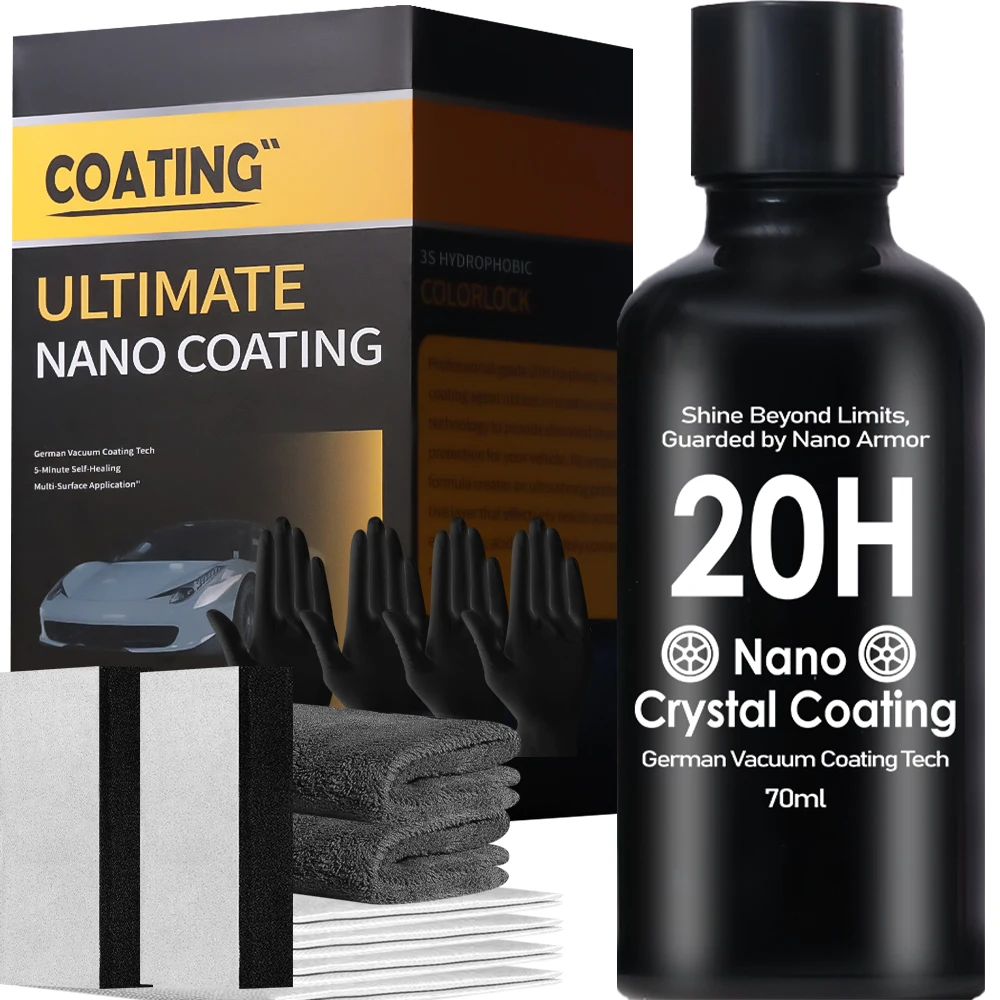 Graphene Ceramic Coating 20H with Self Healing and UV Track Technology Car Detailing Professionals 10+ Years of Protection