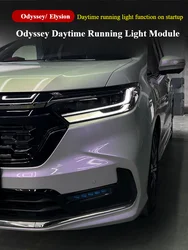 For Odyssey/Elysion 2022 2023 2024 New Daytime Running Light  Angel Eyes DRL Module LED Boards Bright Car Lights