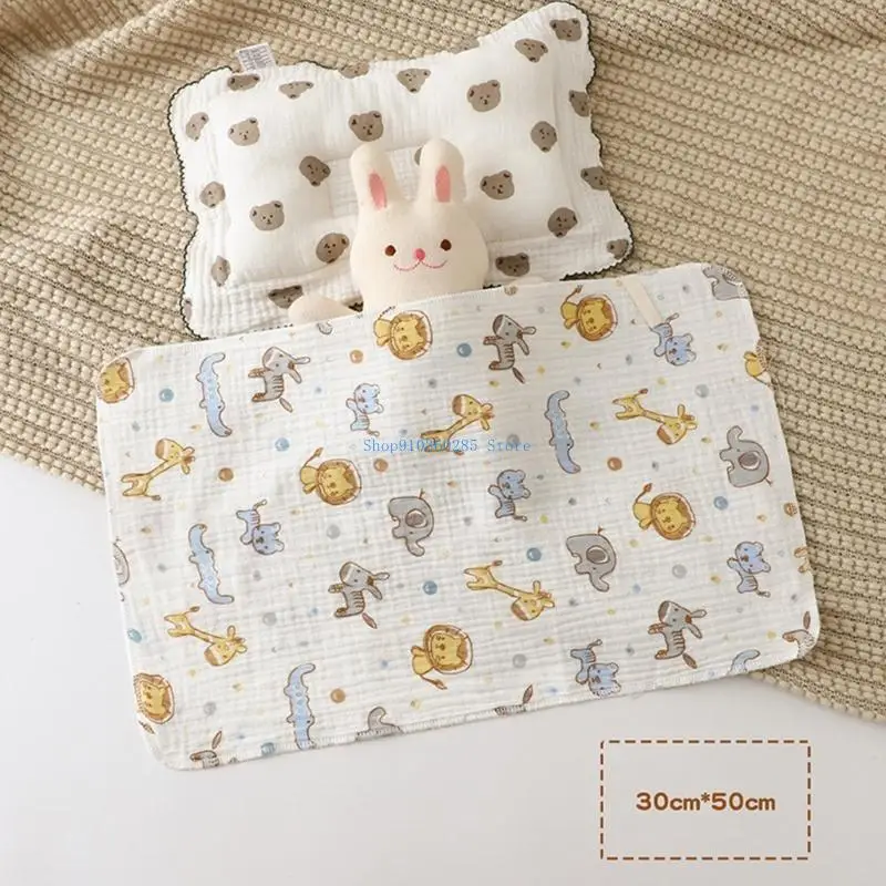 Toalla gasa algodón suave y duradera K9FF, paño para eructar, imprescindible para los padres