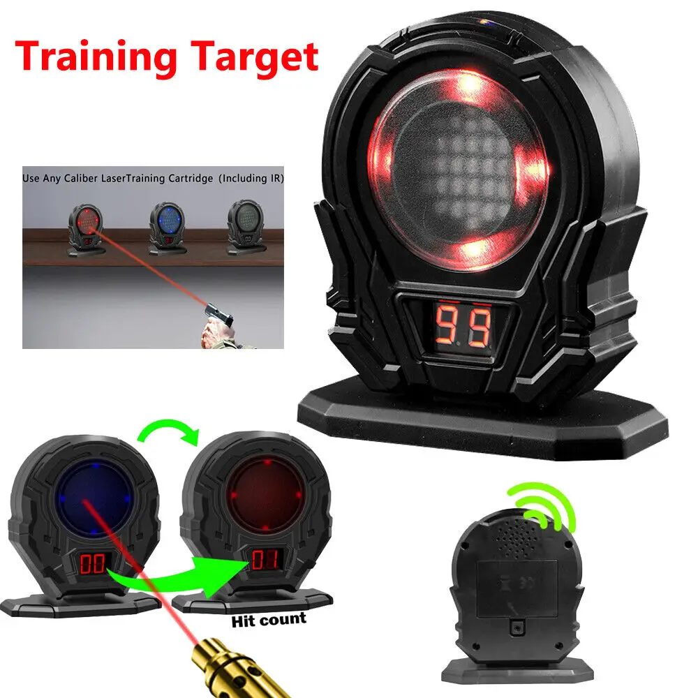 

Dry Fire Training Target Electric Automatic Scoring Cartridge Laser Train Target for Laser Training Cartridge Portable Practice