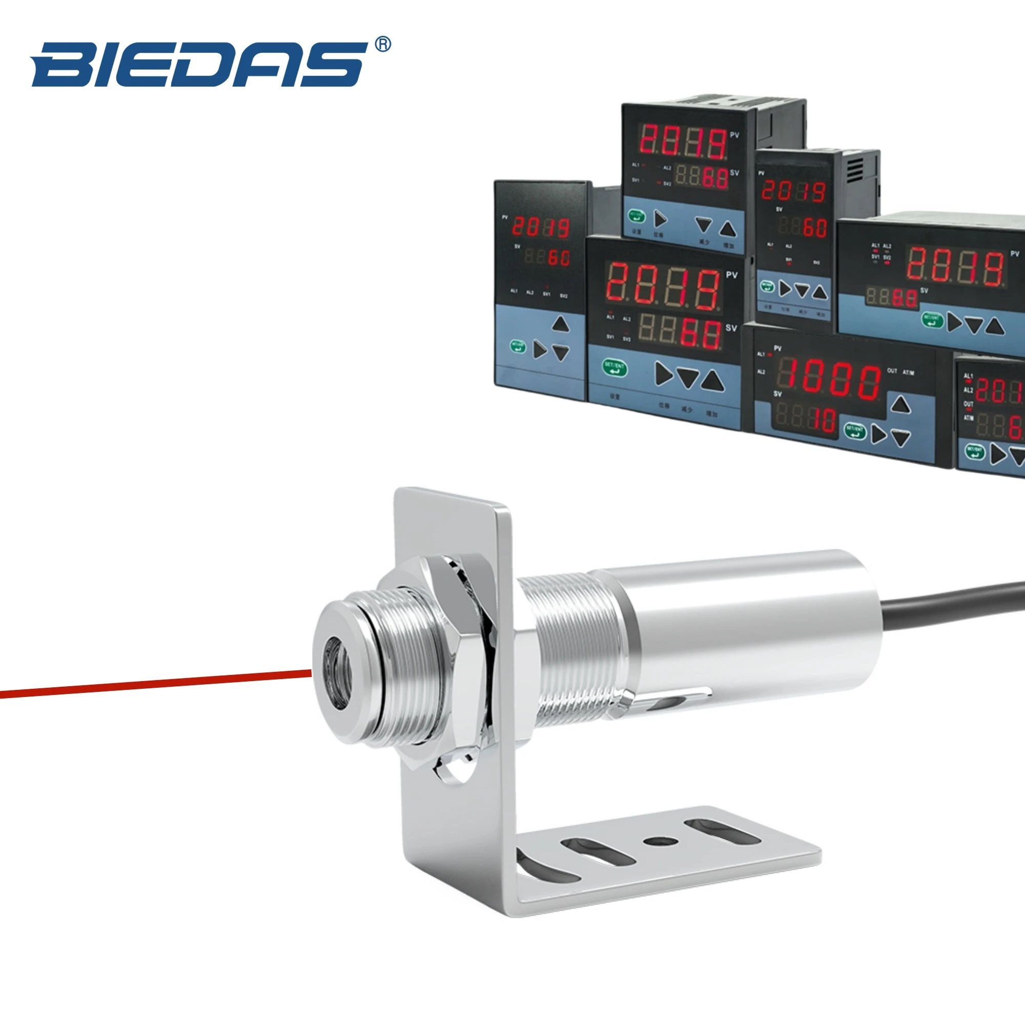 درجة حرارة مستشعر الأشعة تحت الحمراء من الفولاذ المقاوم للصدأ قابلة للتخصيص بالذكاء الاصطناعي للاستخدام الصناعي مع دعم OEM وODM #3