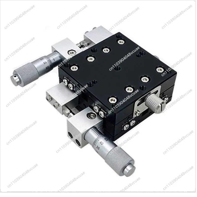 For XY Axis Displacement Platform LI60/90/40/125 Two-dimensional Cross Guide Type Manual Precision Fine-tuning Cross Slide