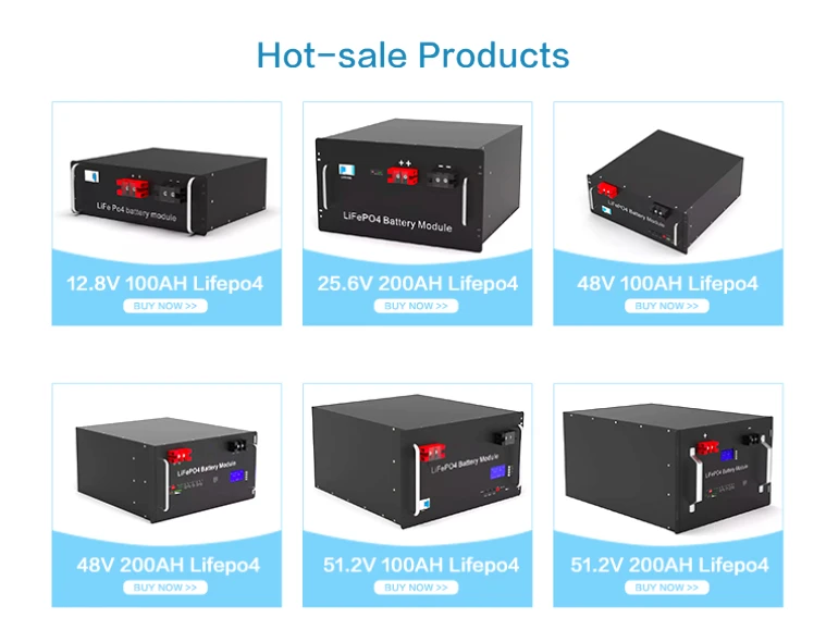 10KW Solar System Lifepo4 Battery Pack 100ah-200ah OEM Cabinet Server Rack Mount Home Energy Storage