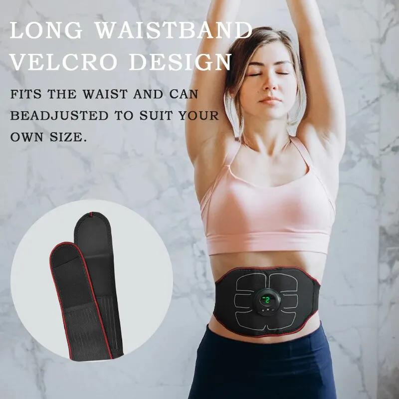 Shaping Waist Belt Body Slimming Massage Belt Exercise Assistance Equipment Fitness Portable Convenient and Easy to Operate