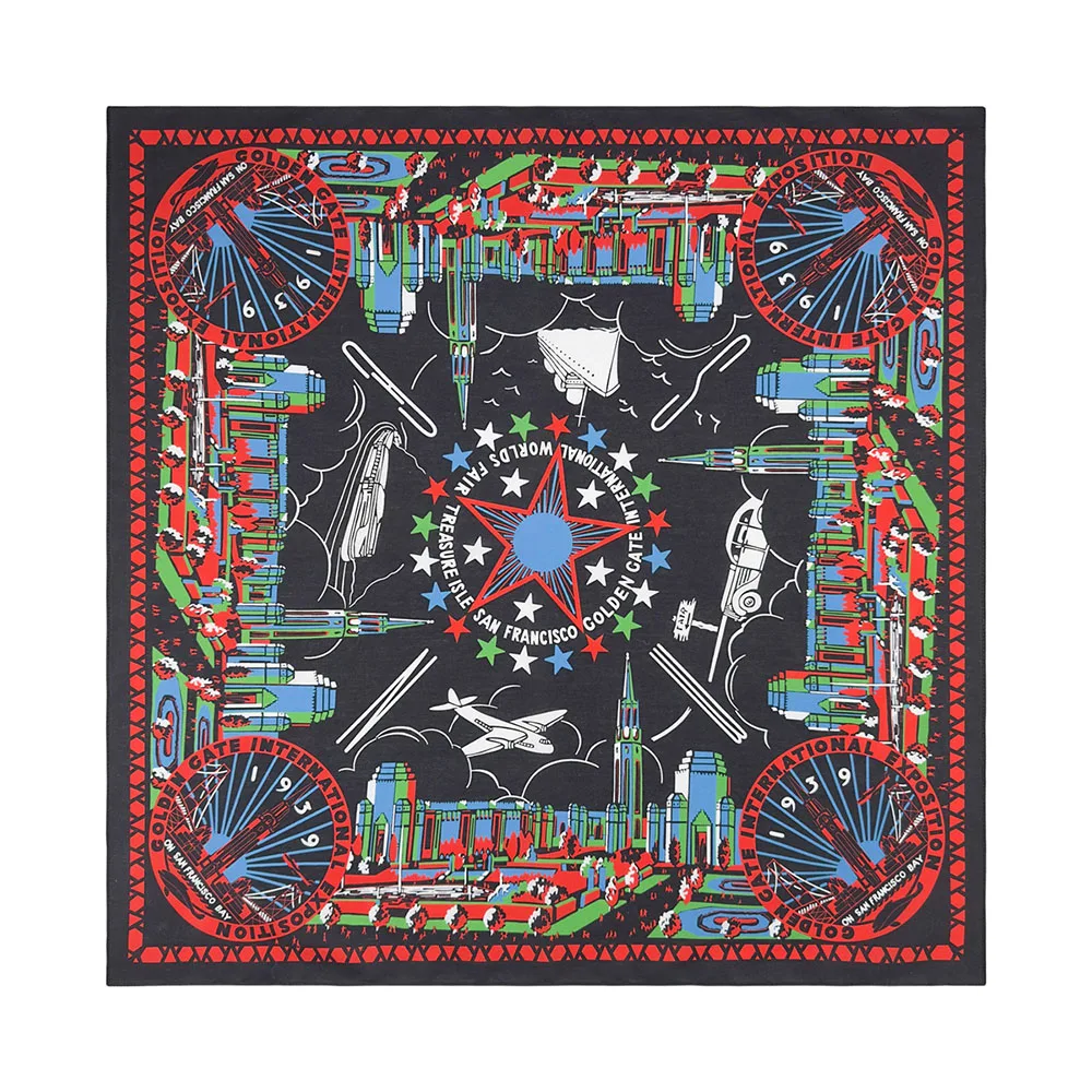 Hohe Qualität Schädel Schimpansen Drucken Cashew Hip Hop Baumwolle Quadrat Bandana Schal Reiten Stirnband Paisley Geschenke Für Männer Unisex