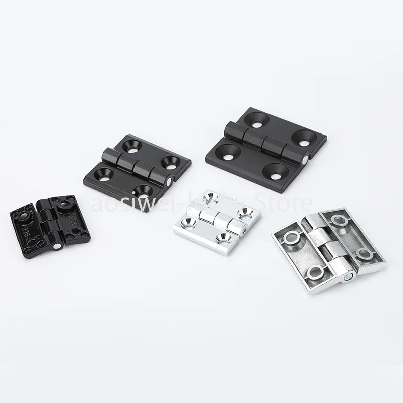 10pcs 2020 3030 3040 4040  Zinc Alloy Hinge for Aluminum Profile Hinge Door Hinge  Connector Black Or Sliver Color