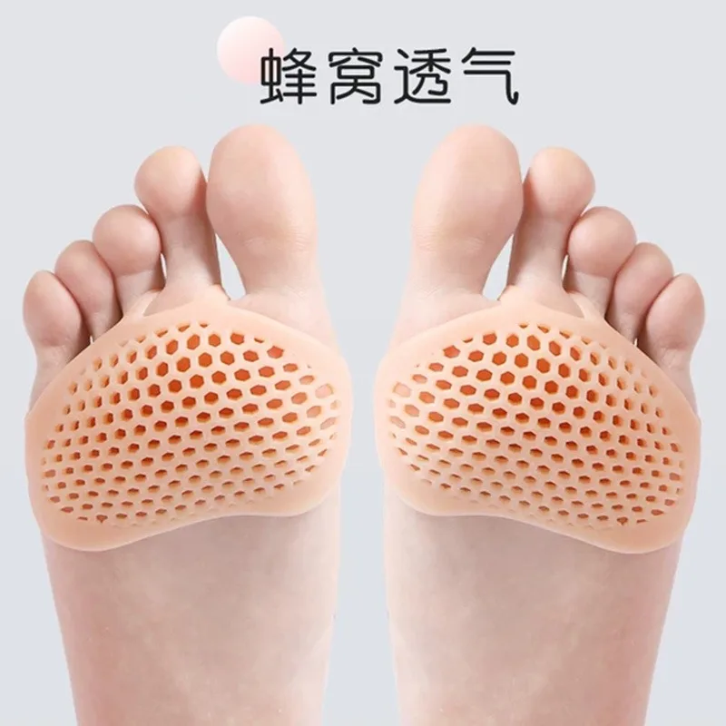 Silicone Heel Protectors Metatarsal Pads Forefoot Gel Heel Pad Plantar Fasciitis Women Men Foot Pain Relieve Blister Prevention