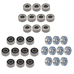 10PCS ABEC-5 MR104-2RS MR104ZZ MR104 2RS MR104RS 4X10X4 MM Blue Rubber Sealed Miniature High Quality Deep Groove Ball Bearings