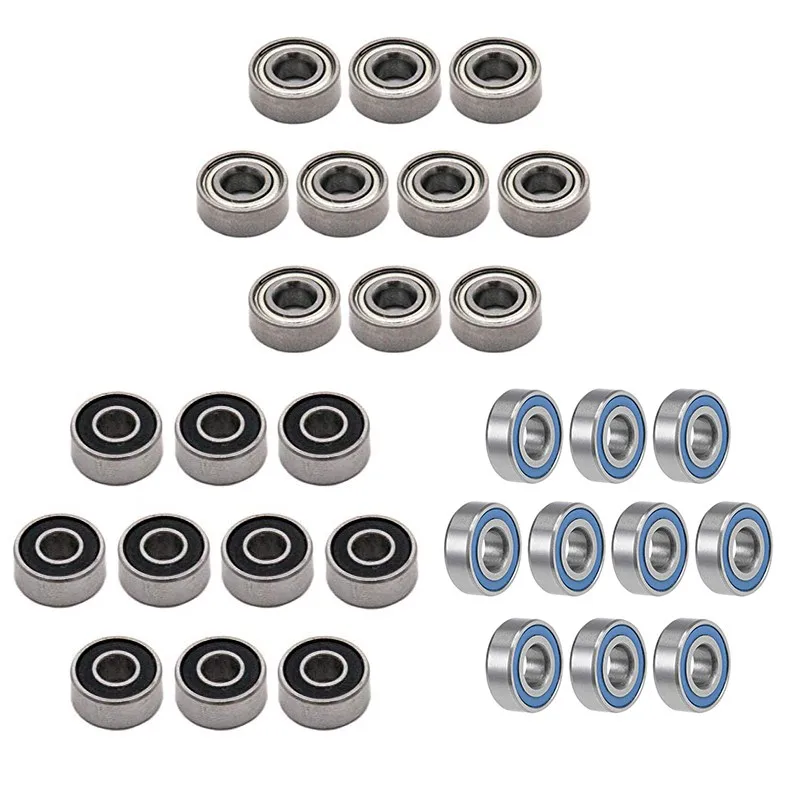 10 PCS ABEC-5 MR104-2RS MR104 2RS MR104 RS MR104RS 4x10x4mm niebieskie gumowe uszczelnione miniaturowe wysokiej jakości łożyska kulkowego
