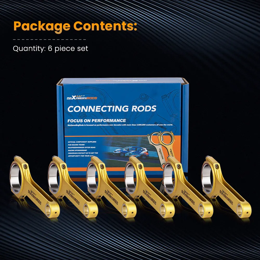 Titanizing Connecting Rods for VW Golf Audi TT 8N3 Coupe 3.2 24V VR6 ARP 6.457"