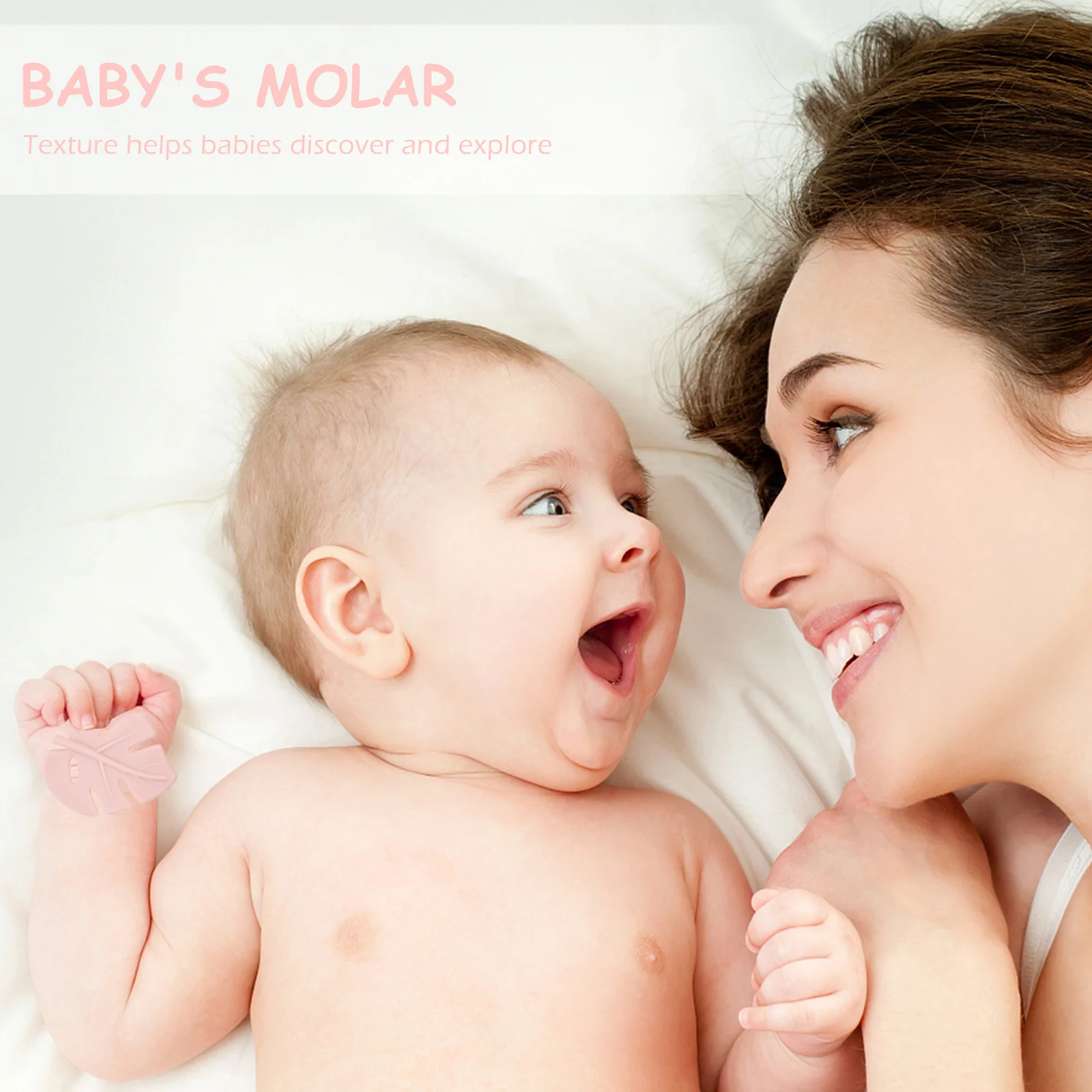 Infant Chewing Molar Teether Anti-Eating for Teething Pain Relief Hand Brain Coordination Soothing Infant Chewing