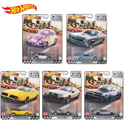 Original Hot Wheels Premium Car Boulevard Volkswagen DMC Delorean Diecast 1/64 Voiture Pontiac Chevy Boy Toys for Children Adult