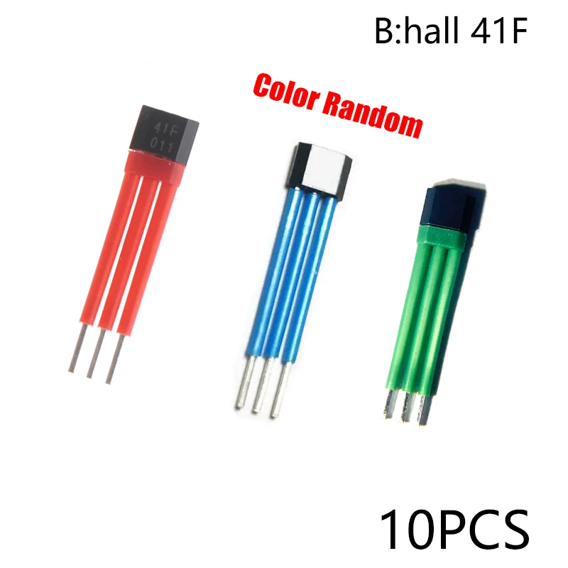 10Pcs Electrocar Motor Hall Sensor 3144 41F 43F 413 With High Temperature Insulation Sleeve Hall Element Switch 13A A44E Sensor