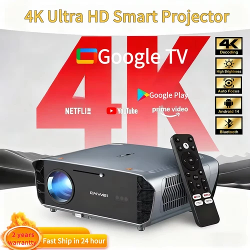 Nuevo S7 + 3500ANSI 4k UHD proyector inteligente google tv cine en casa proyector TOF 1080P android 2,4 + 5G wifi proyector de enfoque automático caliente