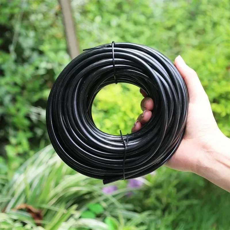 4/7mm Garden Watering Hose PVC Adjustable Drip Pipe Hoses Greenhouse Bonsai Plant Water Tubing Irrigation System Sprinkler Tube
