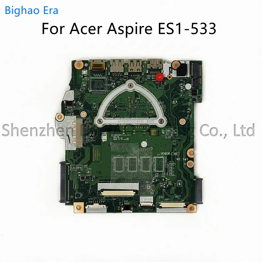 LA-D641P For Acer Aspire ES1-732 ES1-533 Laptop Motherboard With N3350 N3450 N4200 CPU DDR3 NBGFT1100B NBGFT1100C NB.GFT11.00C