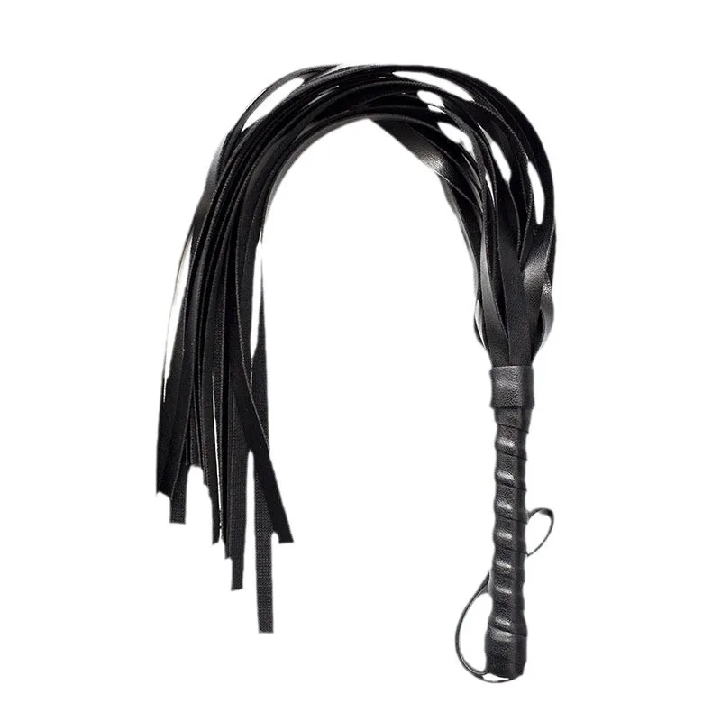 Bestco 18+ Adult Erotic Goods Black Leather Whip Couple Flirt Bondage Games Accessories BDSM Sex Products For Men Women Shop