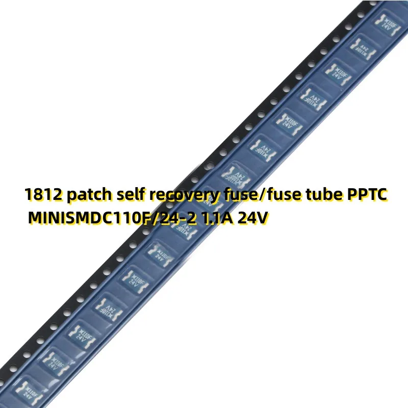 100pcs 1812 patch self recovery fuse/fuse tube PPTC MINISMDC110F/24-2 1.1A 24V