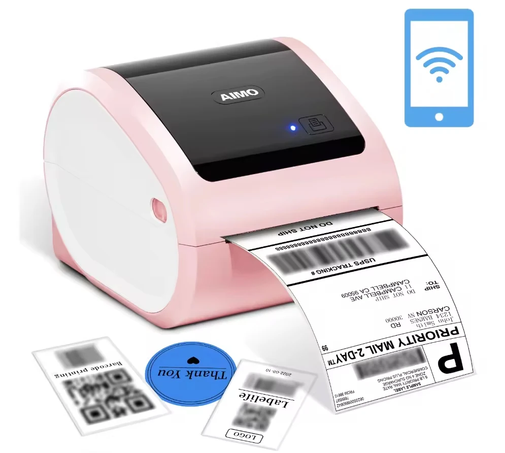 

New Arrivals 127mm/s Fast Printing blue tooth Thermal Shipping Label Printer Thermal Label Barcode Printer