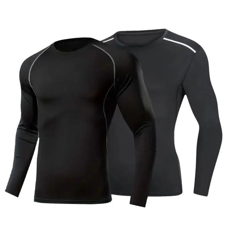 

2025 Bestseller Running long-sleeved T-shirt two-piece set, soft fabric, comfortable and flexible