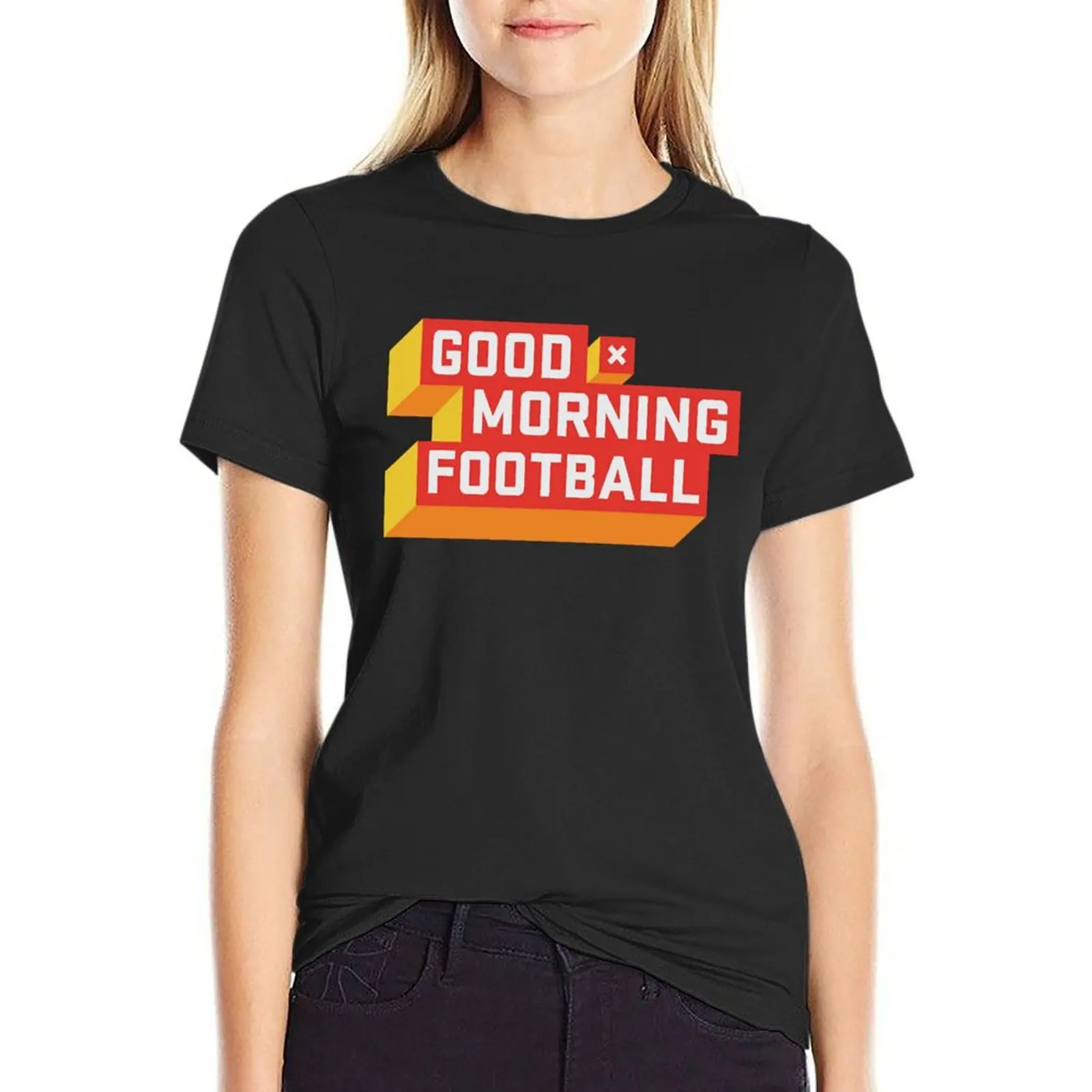 

Good Morning Football (GMFB) T-Shirt summer top plus size tops Womens graphic t shirts