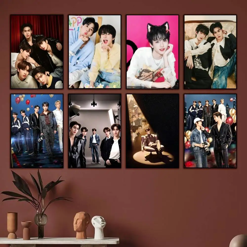 Wan x Third Mr-Fanboy CP-AuauSave Poster Self-adhesive Waterproof Paper Sticker Coffee House Bar Room Wall Decor