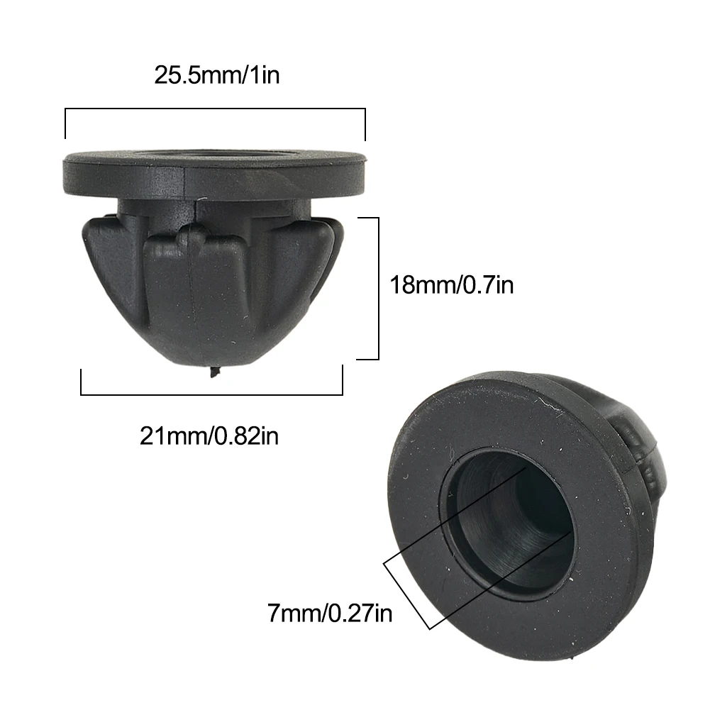 

Accessories 11127614138 Grommets Part Practical 7 614 138 7614138 Black Brand New Bush Bump Stop Mount Grommet