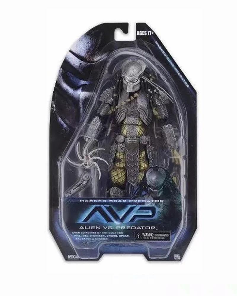 Cicatrice Mascherata Cicatrice Celtica Predator AVP Figura NECA Alien VS Predator Hunter Classico Modello da Collezione Giocattoli Regalo di Compleanno